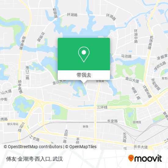 傅友·金湖湾-西入口地图