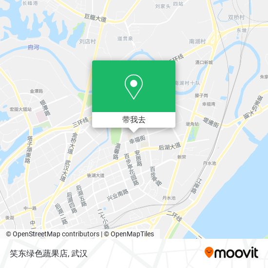 笑东绿色蔬果店地图