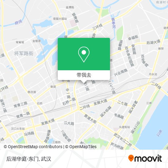 后湖华庭-东门地图