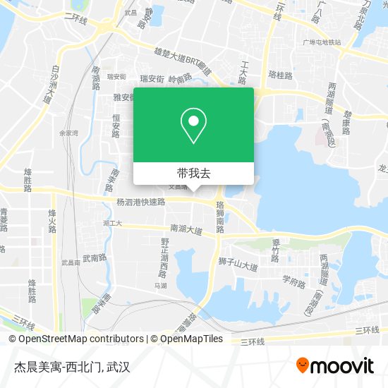 杰晨美寓-西北门地图
