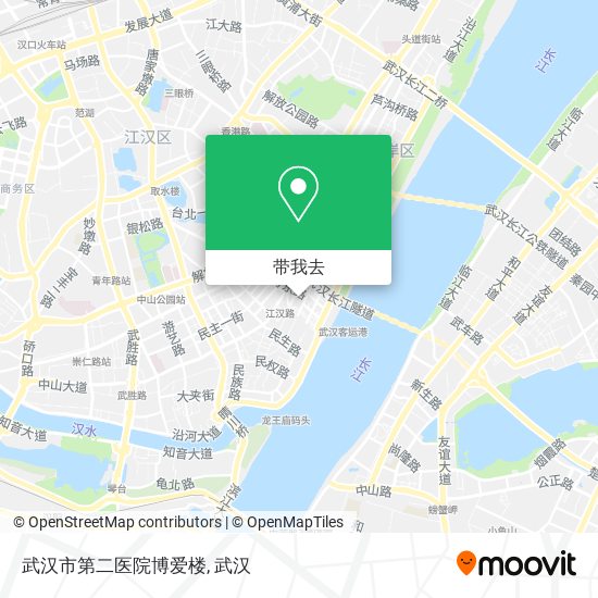 武汉市第二医院博爱楼地图