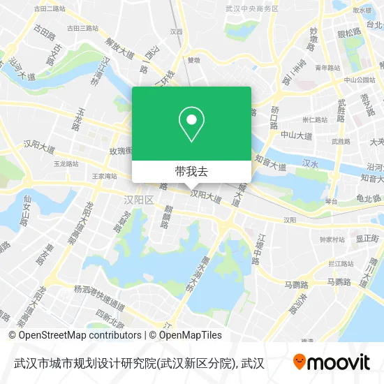 武汉市城市规划设计研究院(武汉新区分院)地图