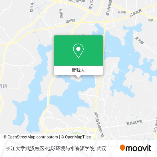 长江大学武汉校区-地球环境与水资源学院地图