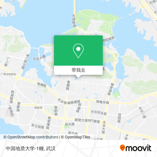 中国地质大学-1幢地图