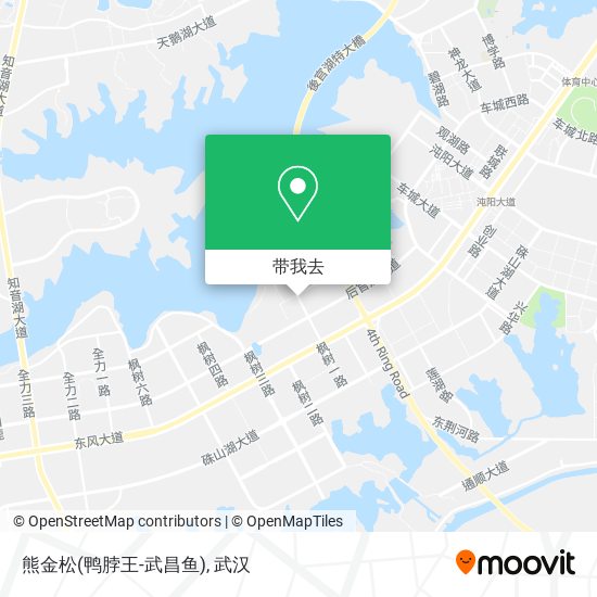 熊金松(鸭脖王-武昌鱼)地图