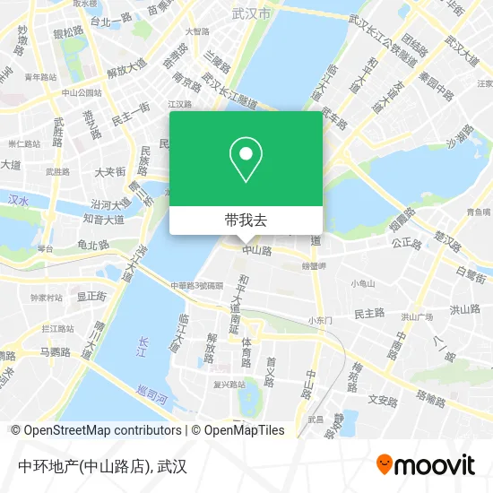 中环地产(中山路店)地图