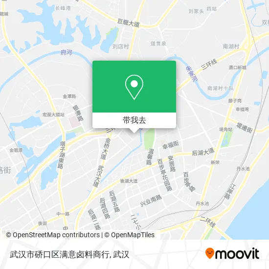 武汉市硚口区满意卤料商行地图