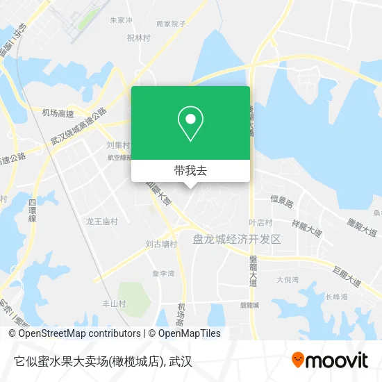 它似蜜水果大卖场(橄榄城店)地图