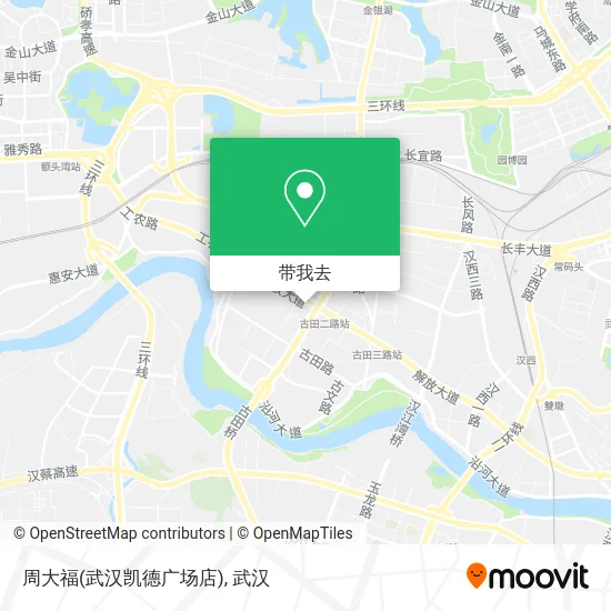 周大福(武汉凯德广场店)地图