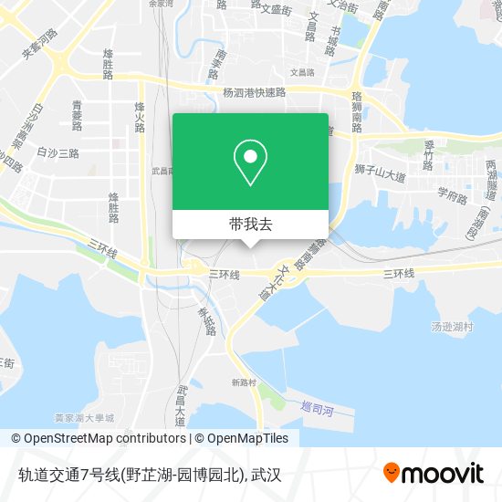 轨道交通7号线(野芷湖-园博园北)地图