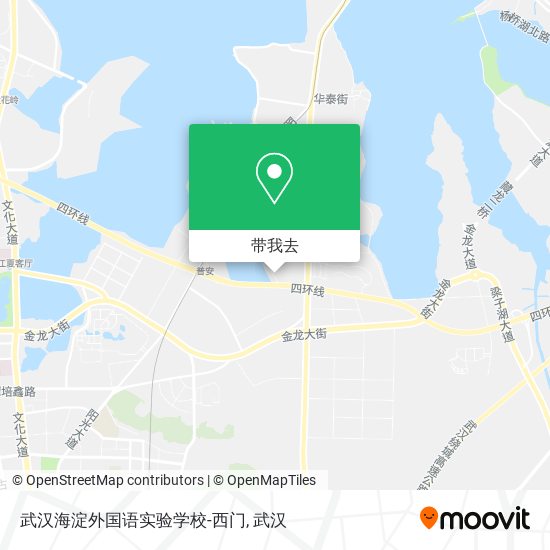 武汉海淀外国语实验学校-西门地图