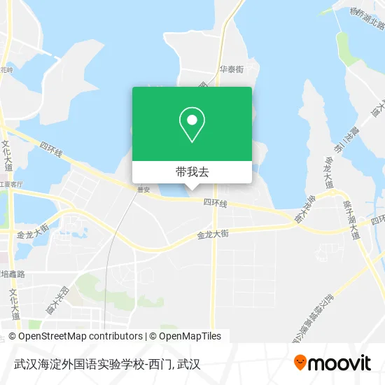 武汉海淀外国语实验学校-西门地图