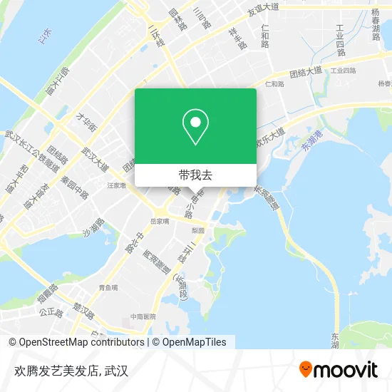 欢腾发艺美发店地图