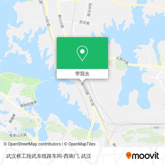 武汉桥工段武东线路车间-西南门地图