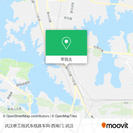 武汉桥工段武东线路车间-西南门地图