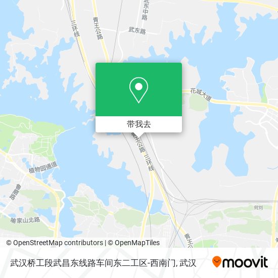 武汉桥工段武昌东线路车间东二工区-西南门地图