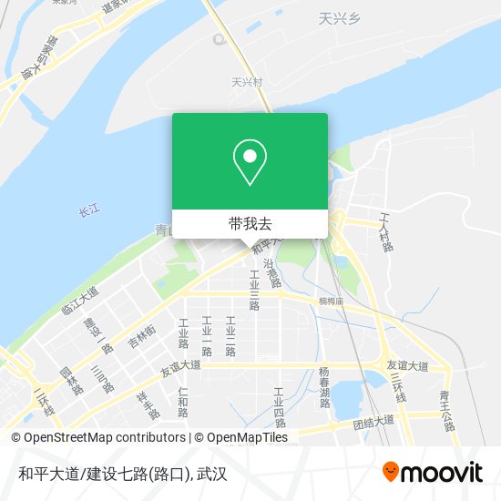 和平大道/建设七路(路口)地图