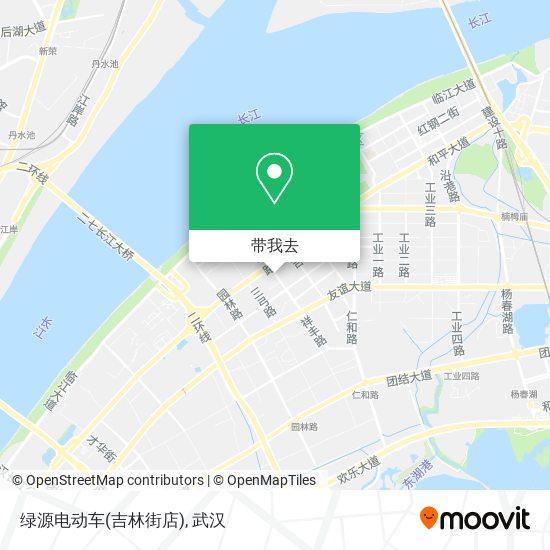 绿源电动车(吉林街店)地图