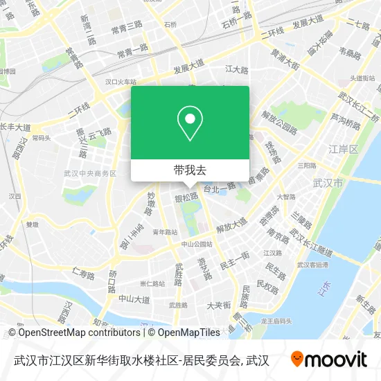 武汉市江汉区新华街取水楼社区-居民委员会地图
