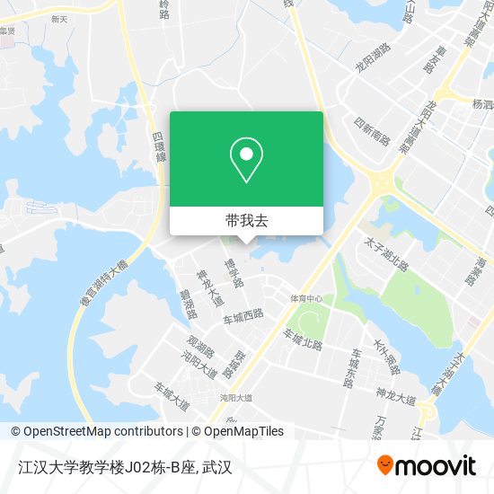 江汉大学教学楼J02栋-B座地图