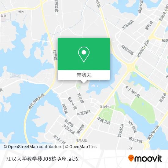 江汉大学教学楼J05栋-A座地图