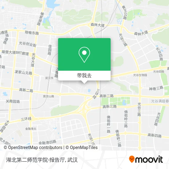 湖北第二师范学院-报告厅地图