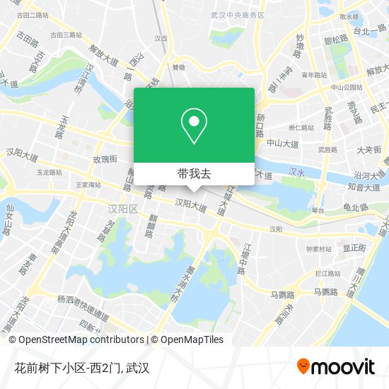 花前树下小区-西2门地图
