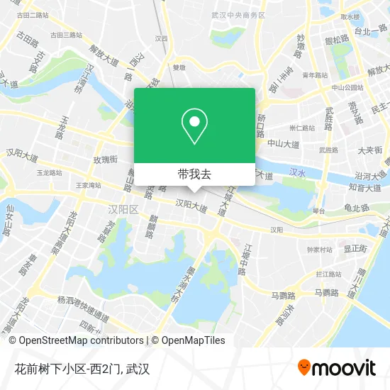 花前树下小区-西2门地图