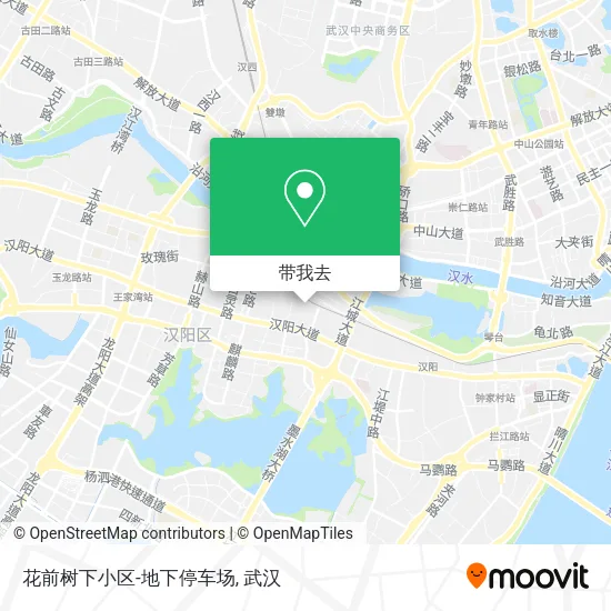 花前树下小区-地下停车场地图