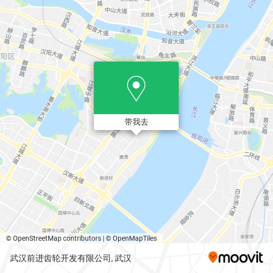 武汉前进齿轮开发有限公司地图