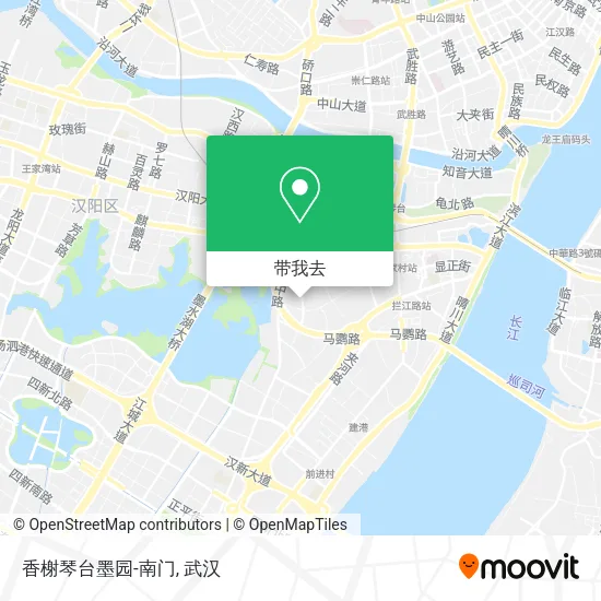 香榭琴台墨园-南门地图