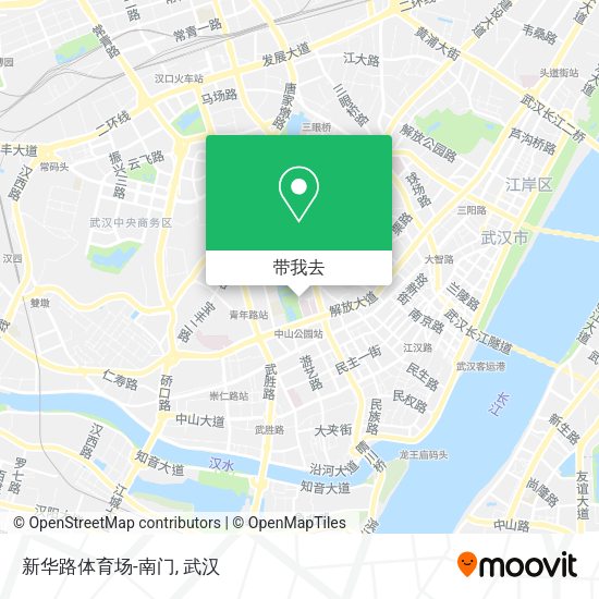 新华路体育场-南门地图