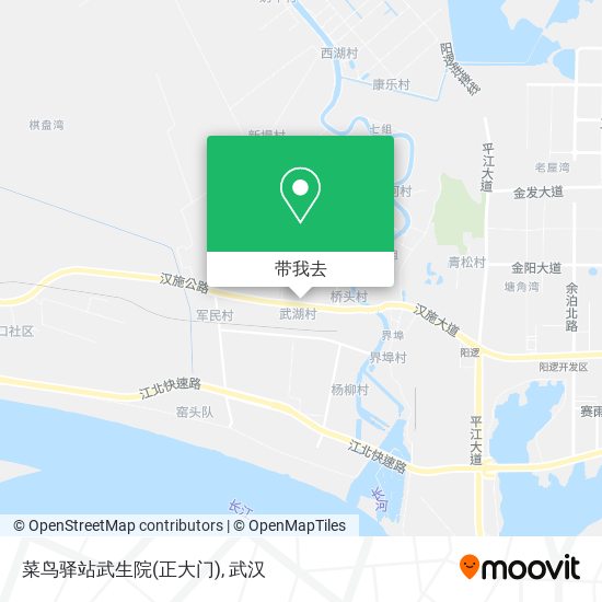 菜鸟驿站武生院(正大门)地图