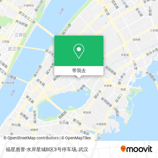 福星惠誉·水岸星城B区3号停车场地图