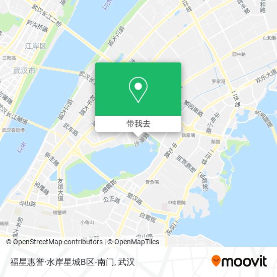 福星惠誉·水岸星城B区-南门地图