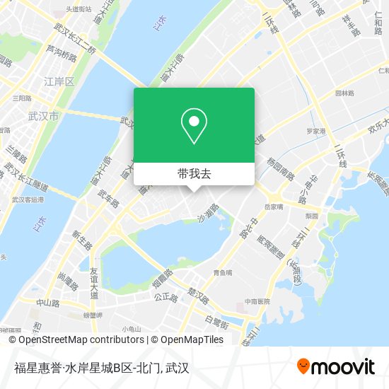 福星惠誉·水岸星城B区-北门地图