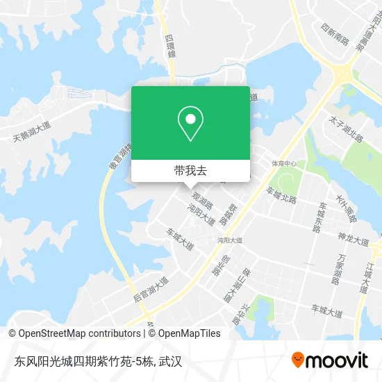 东风阳光城四期紫竹苑-5栋地图