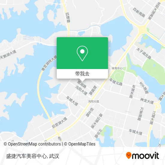 盛捷汽车美容中心地图