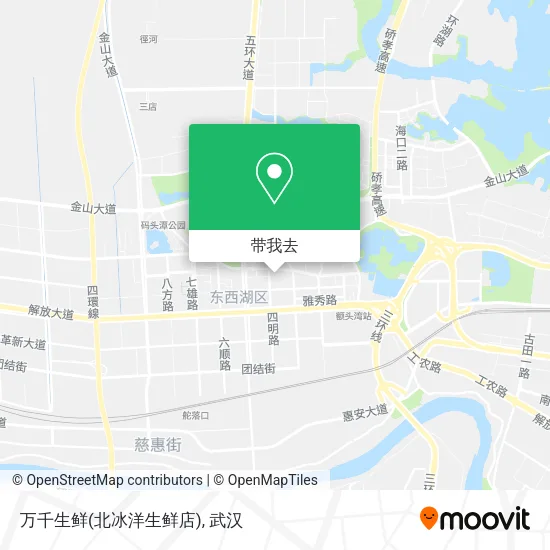 万千生鲜(北冰洋生鲜店)地图
