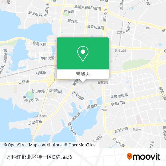 万科红郡北区特一区D栋地图