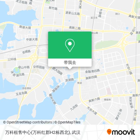 万科租售中心(万科红郡H2栋西北)地图