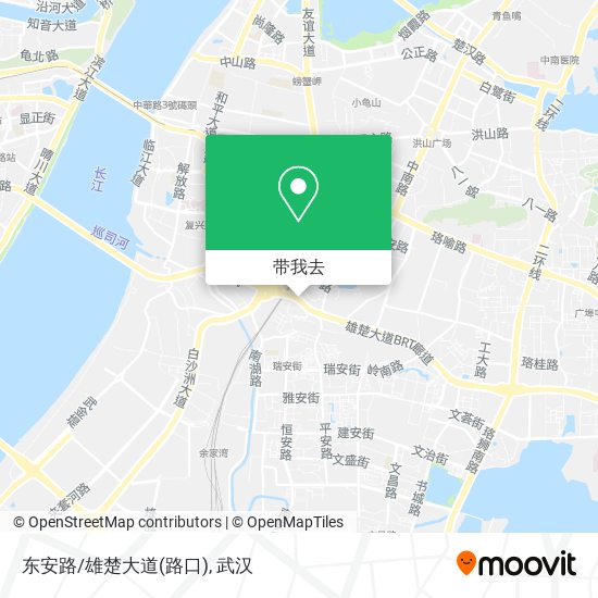 东安路/雄楚大道(路口)地图