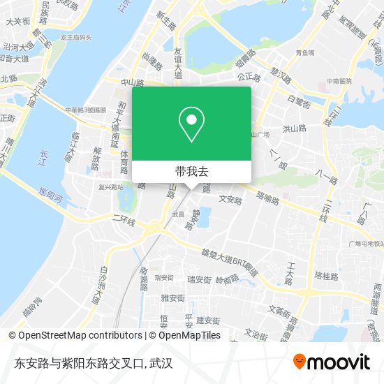 东安路与紫阳东路交叉口地图