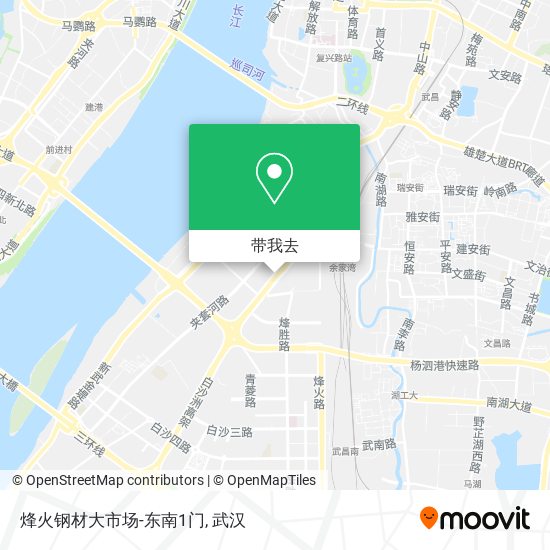 烽火钢材大市场-东南1门地图