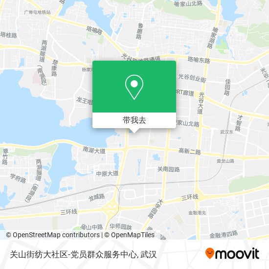 关山街纺大社区-党员群众服务中心地图