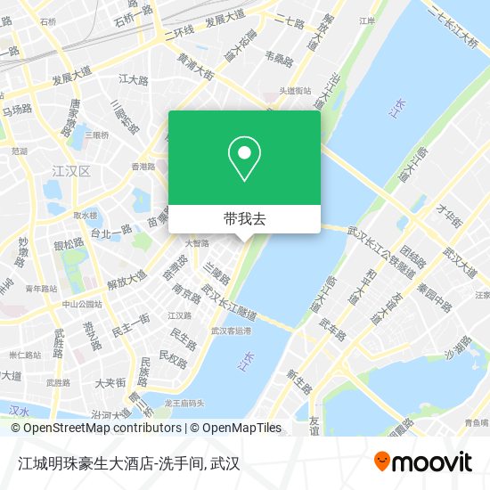 江城明珠豪生大酒店-洗手间地图