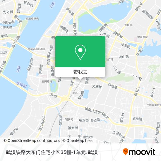 武汉铁路大东门住宅小区35幢-1单元地图