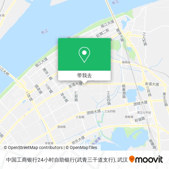 中国工商银行24小时自助银行(武青三干道支行)地图