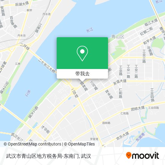 武汉市青山区地方税务局-东南门地图