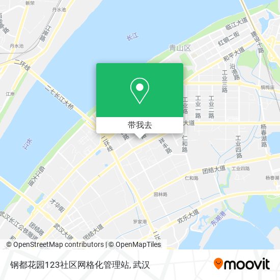 钢都花园123社区网格化管理站地图